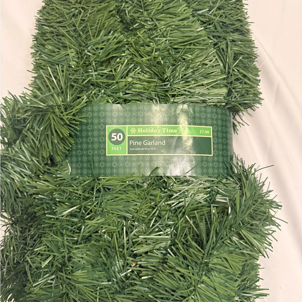Holiday Time Green Pine Artificial Garland